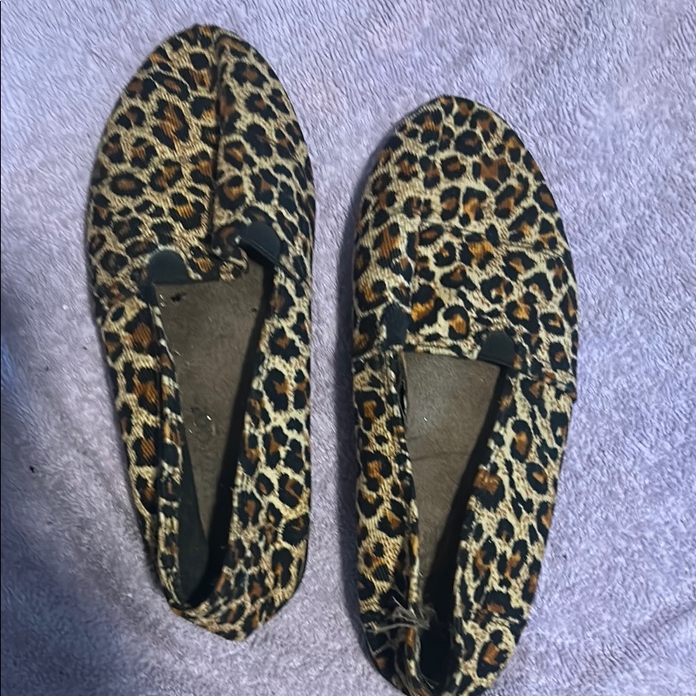Leopard Print Women's Loafers